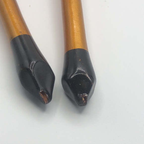 RUSSIAN KHOKHLOMA HAND PAINTED LACQUERED WOODEN 2 SPOONS - Picture 2 of 7